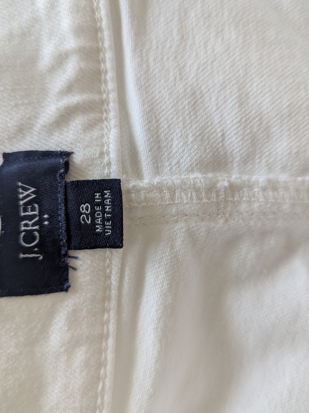 J.Crew White Denim Jeans - Classic White